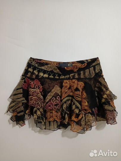 Just cavalli юбка шёлк 2000-ые