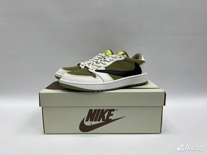 Кроссовки Nike Air Jordan 1 Low Travis Scott Golf