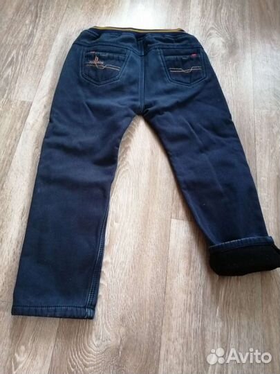 Утеплённые джинсы для мальчика
