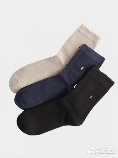 Носки мужские, набор 12 пар, хлопок