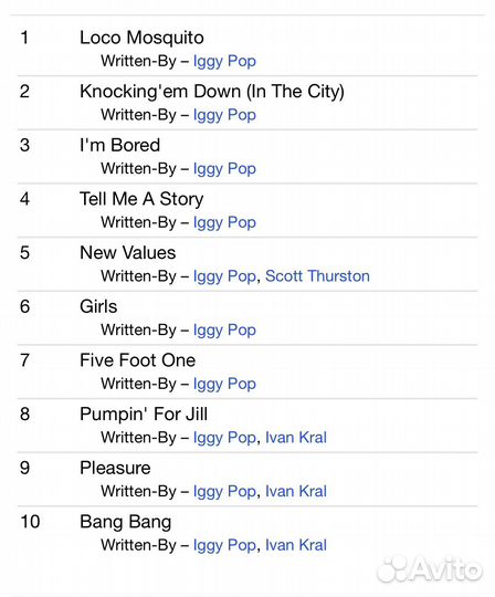 Iggy Pop - Collections CD Rus
