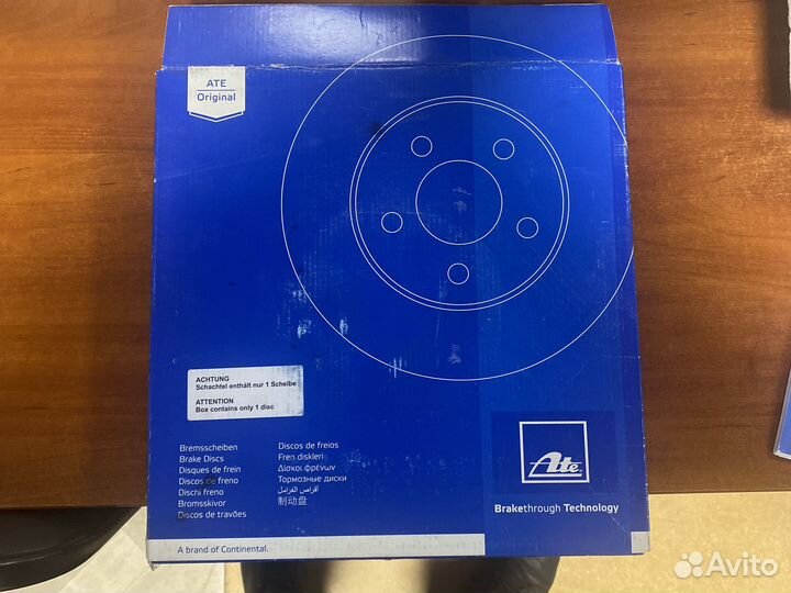 Диск тормозной вентилируемый volvo XC 90, S60 Ate