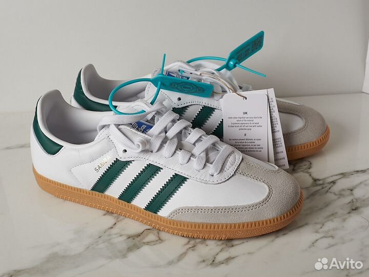 Adidas originals Samba Og White Collegiate Green