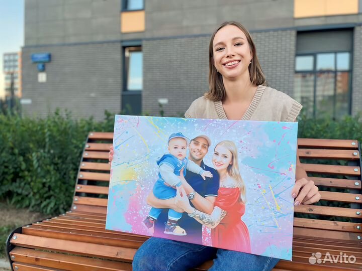 Печать на холсте