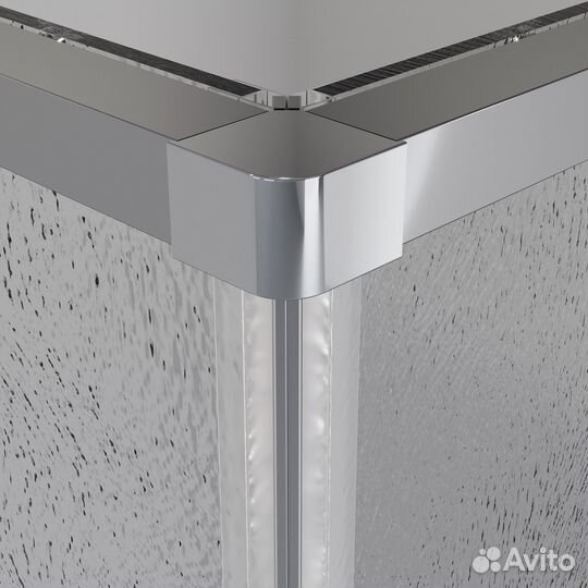 Душевой уголок Niagara Nova NG-3624-34 100х100 стекло шиншилла/профиль хром