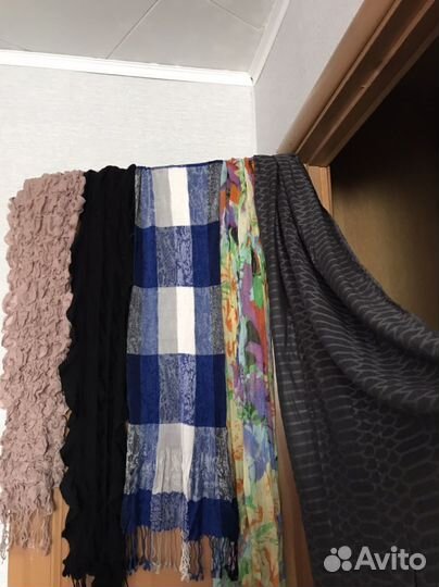 Шарф, палантин,снуд женский, шапки