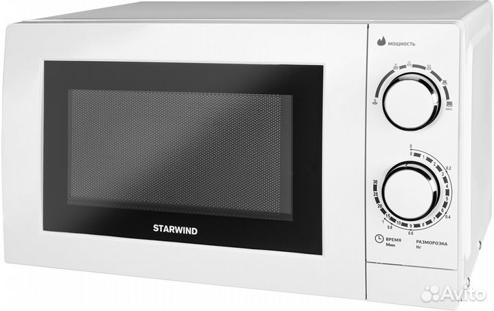 Микроволновая печь соло starwind SMW3820 White