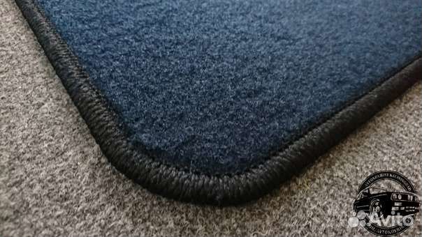 Автоковрики для Mercedes-Benz w124 Coupe, синие