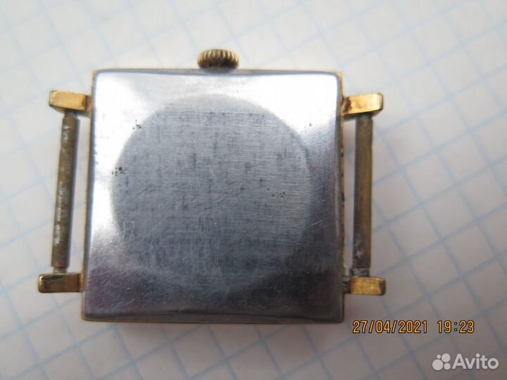 Часы Слава календарь позолота AU10 рабочие на ходу