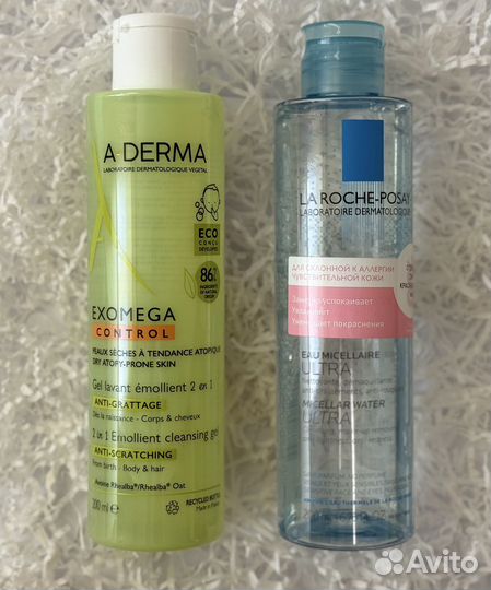 Б/У: Uriage, Payot, A-Derma, La Roche Posay, Hempz