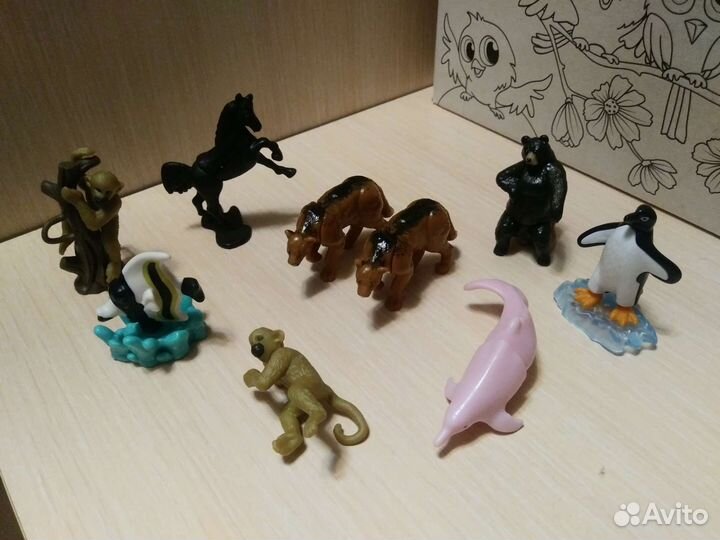 Игрушки Киндер сюрприз Natoons животные