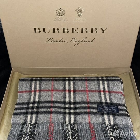 Шарф Burberry Nova Check in Gray, оригинал