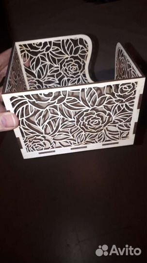 Салфетница деревянная