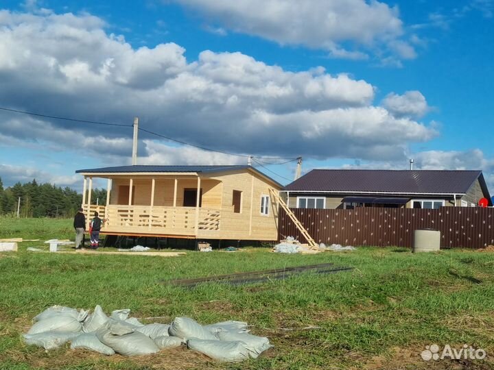 Дачный дом размер 8х6 под ключ