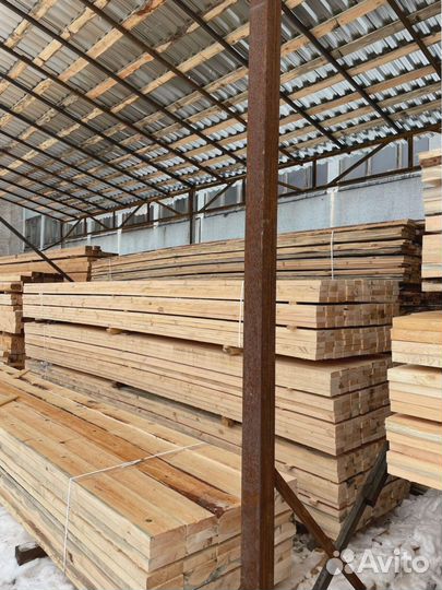 Доска обрезная 40х150х6000мм