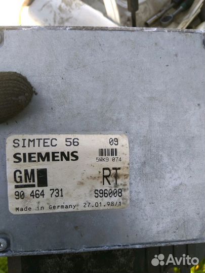 Эбу Opel Vectra B 1.8 16кл