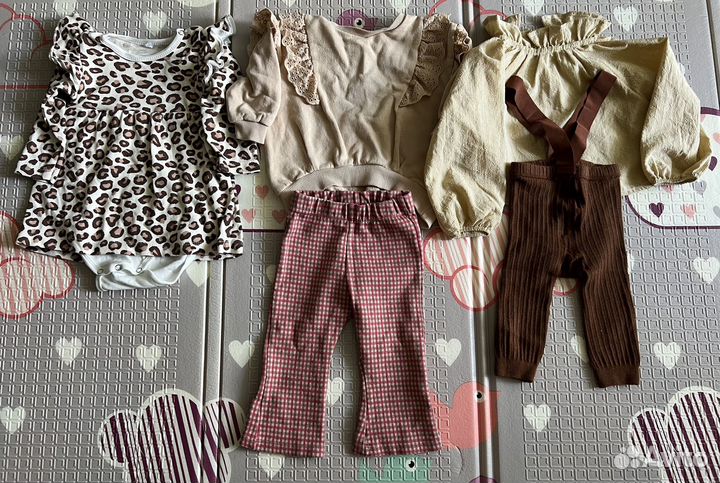 Вещи пакетом на девочку 68 74