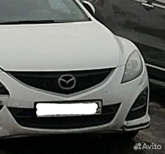 Накладка переднего бампера mazda 6