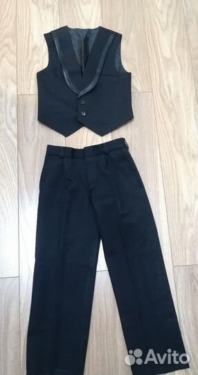 Концертный костюм чёрный на рост 122