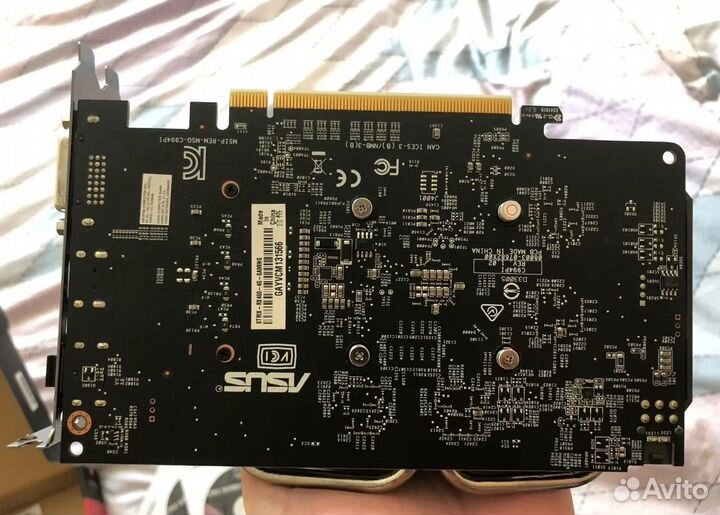Видеокарта asus AMD Radeon RX 460 strix 4 GB