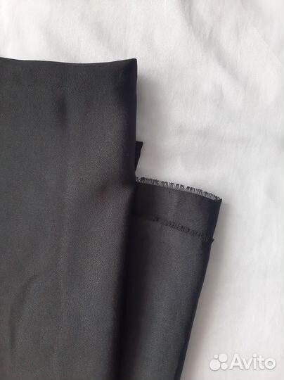 Ткань костюмная черная
