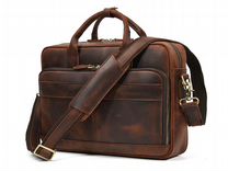 Мужской кожаный портфель сумка А4 оригинал LB192
