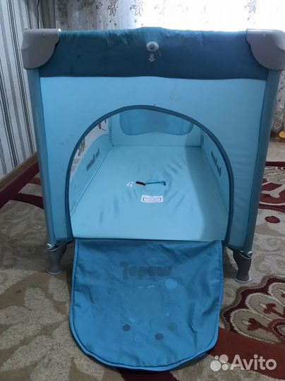 Детская кровать манеж с матрасом С3