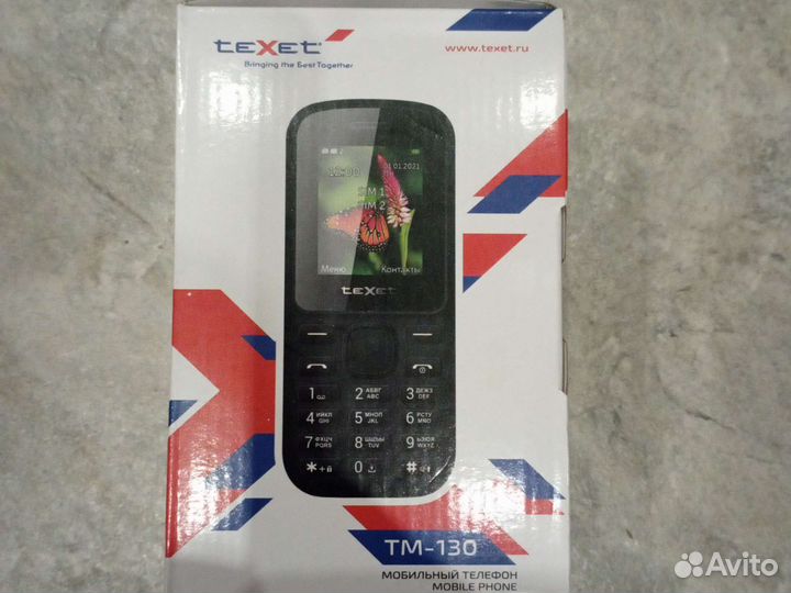 Кнопочный телефон texet