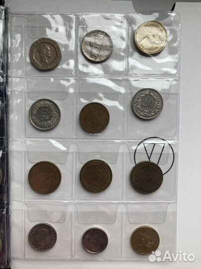 Коллекция монет разных стран