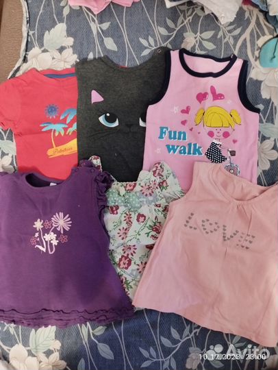 Вещи на девочку от 68 до 86