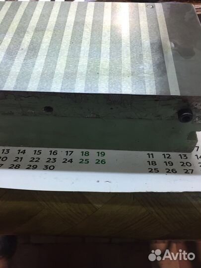 Плита магнитная 125х400