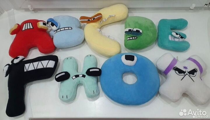 Мягкие игрушки Алфавит Лора