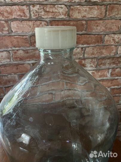 Бутыль стеклянная 10 л СССР