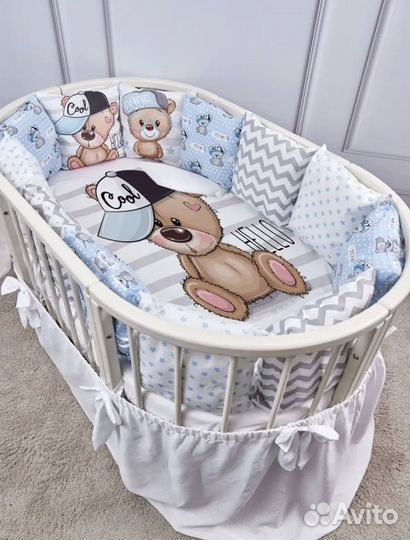 Комплекты бортиков с одеялом для кроватки