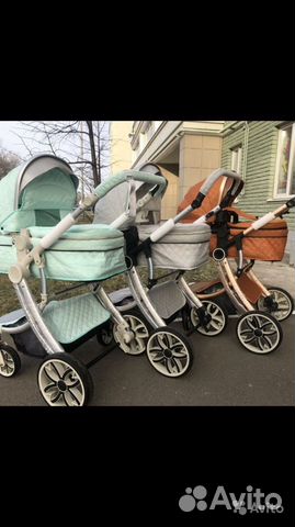 Коляска блочная 2&1 Новая