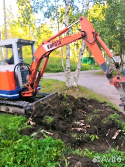 Услуги миниэкскаватора