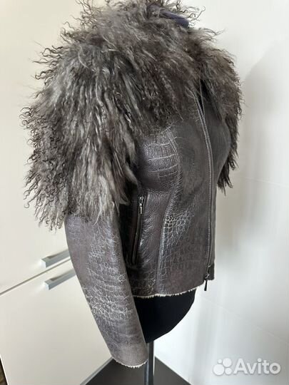 Дублёнка винтаж лама