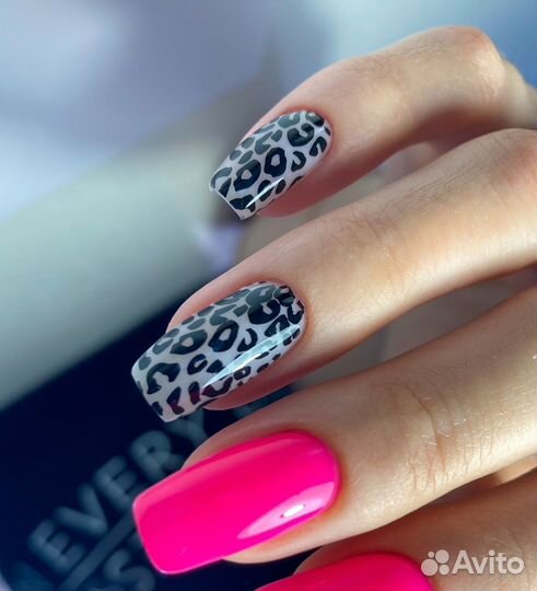 Комбинированный маникюр с покрытием гель лак