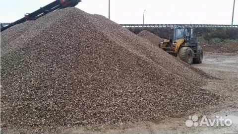Щебень известняковый гравий гранит отсев с доставк