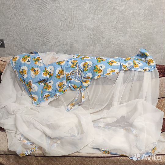 Балдахин и бортики на детскую кроватку