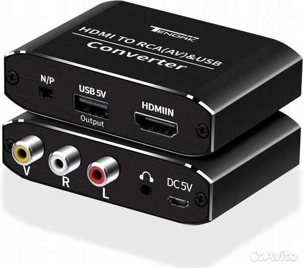 Конвертер с hdmi на RCA (AV) с выходом 3.5 jack