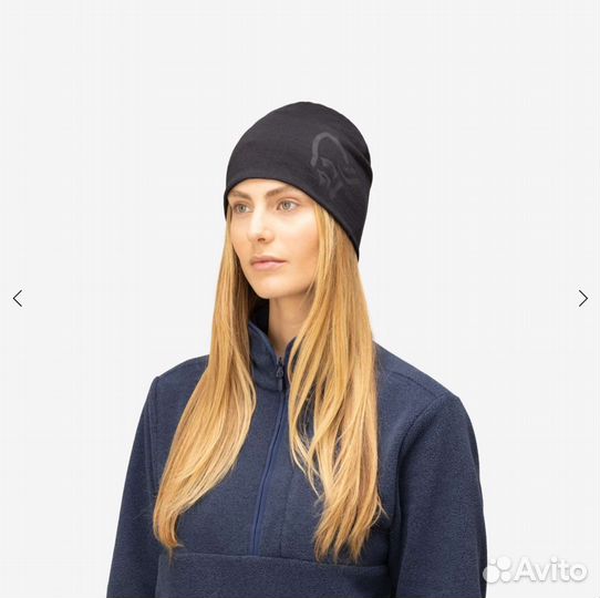 Шапка norrona sewn wool Beanie