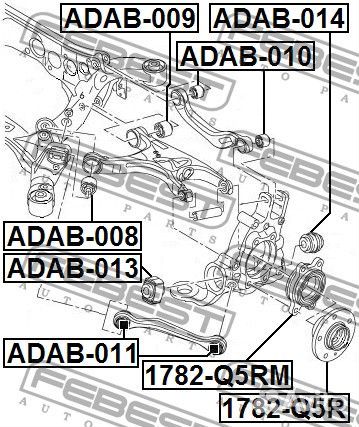 Сайлентблок заднего нижнего рычага