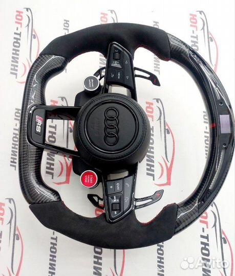 Руль audi RS карбон с дисплеем