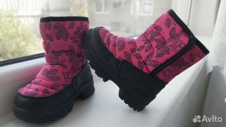 Сапоги для девочки зима