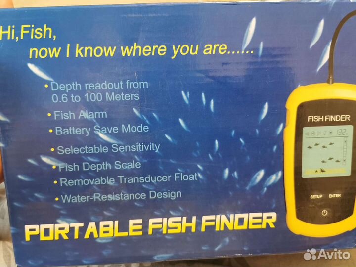Эхолот fish finder новый