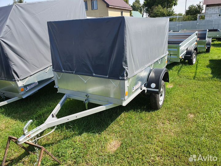 Прицеп оцинк. 2.2х1.3м тент 1000мм Спартак