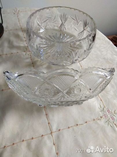 Хрустальная ваза