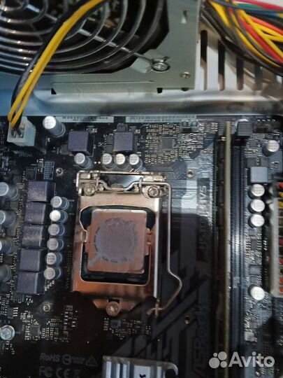 Комплект Мать проц оперативка кулер