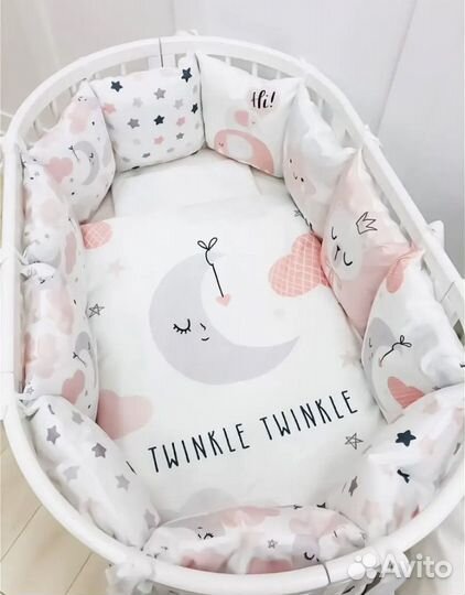 Бортики в детскую кроватку